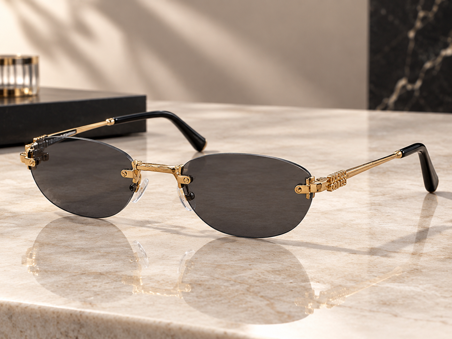 عینک آفتابی زنانه طرح miu miu